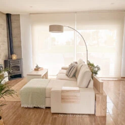 Steinhauer Vloerlamp Sparkled - 1 Lichts - 130-190x230 Cm - Staal -Leen Bakker 1000023062 0102