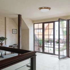 Steinhauer Plafondlamp Brons - 2 Lichts - 29x9 Cm - Brons 7 Steinhauer Plafondlamp Brons - 2 Lichts - 29x9 Cm - Brons -Leen Bakker 1000023082 0103