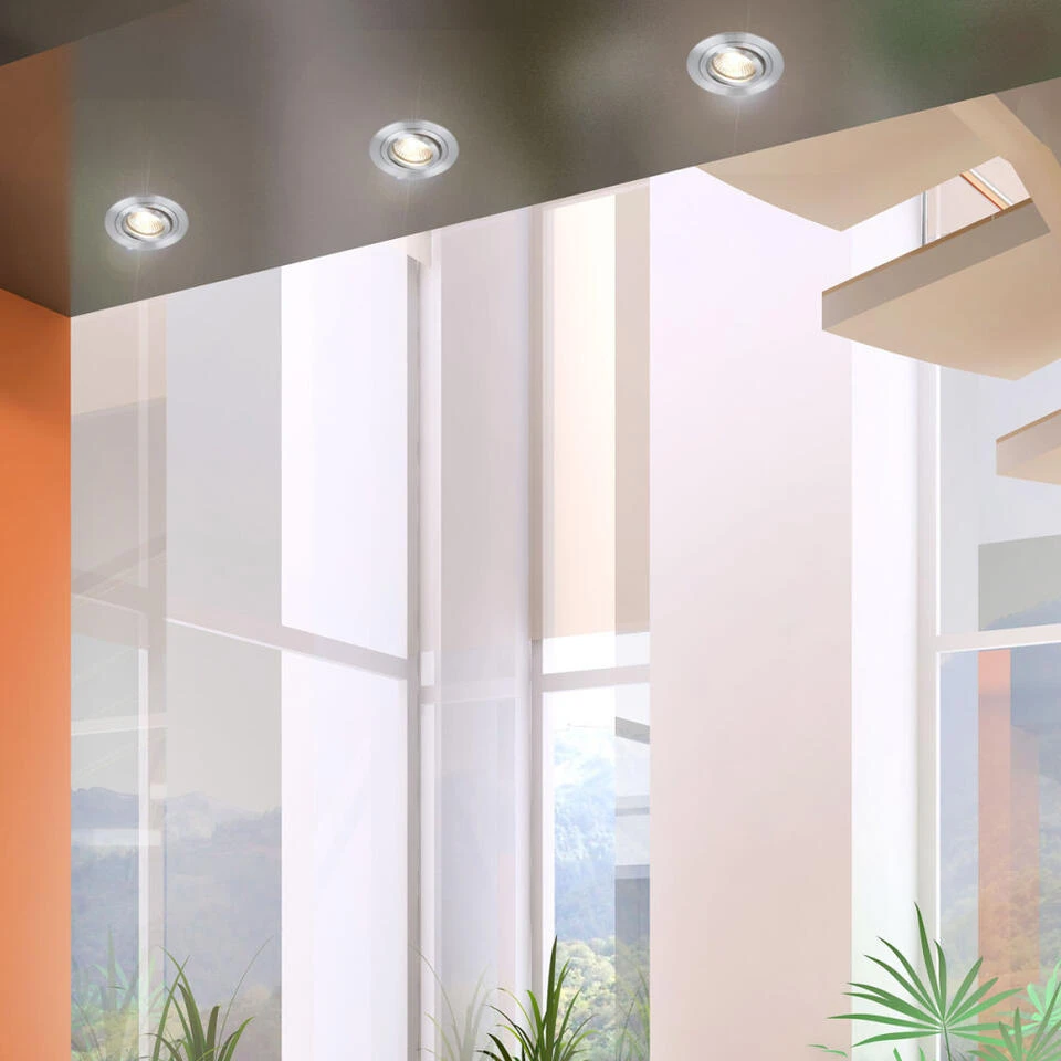 Steinhauer Inbouwspot 7304st - 1 Lichts - 10x7 Cm - Staal 3 Steinhauer Inbouwspot 7304st - 1 Lichts - 10x7 Cm - Staal - Afbeelding 3