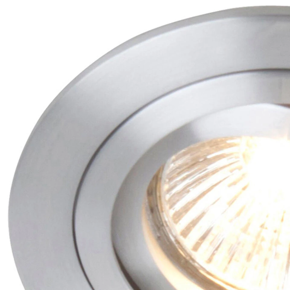 Steinhauer Inbouwspot 7304st - 1 Lichts - 10x7 Cm - Staal 4 Steinhauer Inbouwspot 7304st - 1 Lichts - 10x7 Cm - Staal - Afbeelding 4