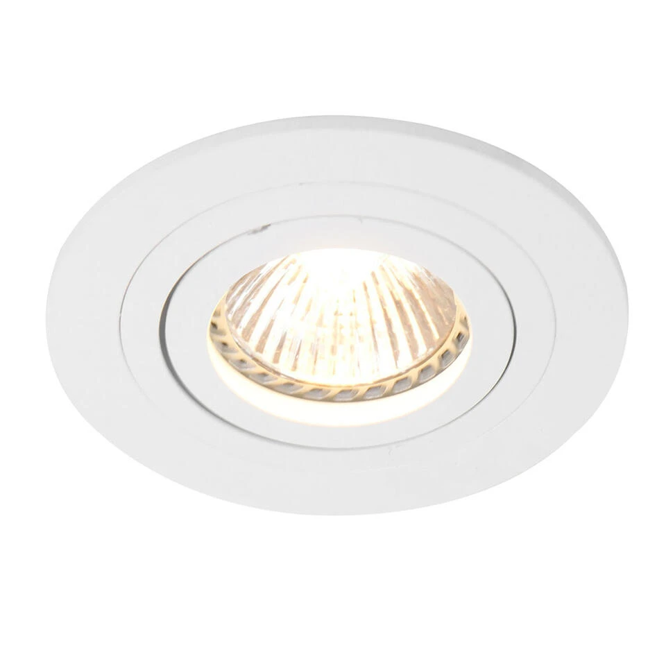 Steinhauer Inbouwspot 7304w - 1 Lichts - 10x7 Cm - Wit 2 Steinhauer Inbouwspot 7304w - 1 Lichts - 10x7 Cm - Wit - Afbeelding 2