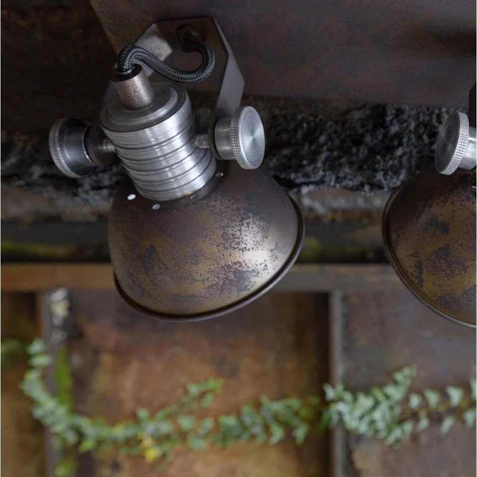 Steinhauer Spot Brooklyn - 2 Lichts - 32x16 Cm - Bruin 3 Steinhauer Spot Brooklyn - 2 Lichts - 32x16 Cm - Bruin - Afbeelding 3