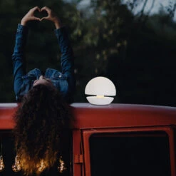 Anne Light & Home 2482w 2482w - 1 Lichts - 18.5x17 Cm - Wit -Leen Bakker 1000023237 0102