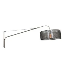 Steinhauer Wandlamp Elegant - 1 Lichts - 120x56 Cm - Staal