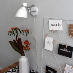 Steinhauer Wandlamp Spring - 1 Lichts - 23-28x17 Cm - Wit -Leen Bakker 1000023316 0103