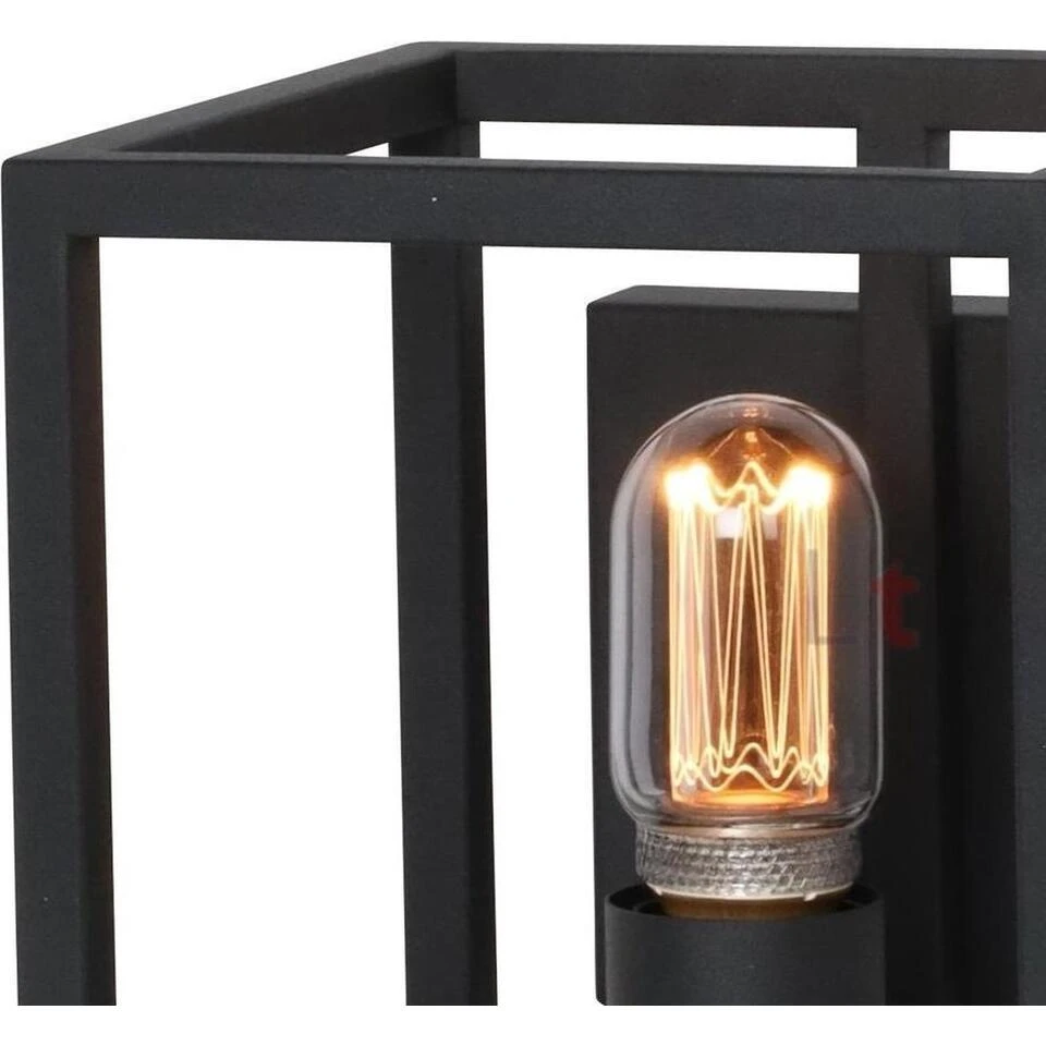 Freelight Wandlamp Novanta - 1 Lichts - 18 X21 Cm - Zwart 2 Freelight Wandlamp Novanta - 1 Lichts - 18 X21 Cm - Zwart - Afbeelding 2