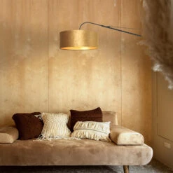 Steinhauer Wandlamp Elegant - 1 Lichts - 115-145x56 Cm - Zwart -Leen Bakker 1000023331 0102