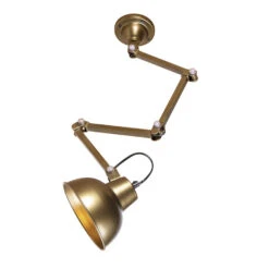 QAZQA IndustriÃ«le Wandlamp Messing Verstelbaar - Avon -Leen Bakker 1000024937 0103