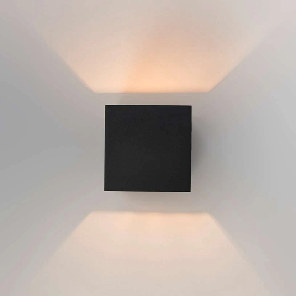 QAZQA Set Van 4 Moderne Wandlampen Zwart - Transfer 3 QAZQA Set Van 4 Moderne Wandlampen Zwart - Transfer - Afbeelding 3