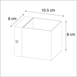 QAZQA Set Van 4 Moderne Wandlampen Zwart - Transfer 7 QAZQA Set Van 4 Moderne Wandlampen Zwart - Transfer -Leen Bakker 1000024940 0103