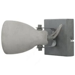 Beliani Muurlamp MISTAGO I - Grijs Beton -Leen Bakker 1000041376 0104