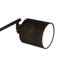 QAZQA Moderne Plafondlamp Zwart 89,5 Cm 4-lichts Verstelbaar - Hetta 7 QAZQA Moderne Plafondlamp Zwart 89,5 Cm 4-lichts Verstelbaar - Hetta -Leen Bakker 1000043905 0103