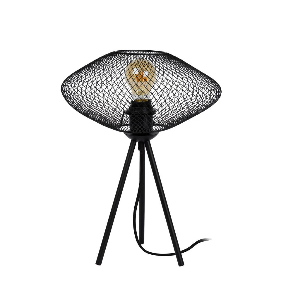 Lucide MESH Tafellamp - Zwart 3 Lucide MESH Tafellamp - Zwart - Afbeelding 3