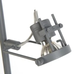 QAZQA Industriële Vloerlamp Antraciet 2-lichts - Suplux 7 QAZQA Industriële Vloerlamp Antraciet 2-lichts - Suplux -Leen Bakker 1000044170 0103