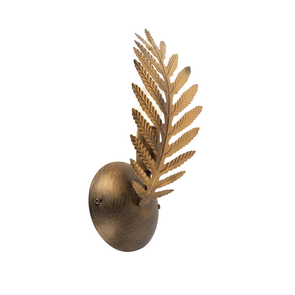 QAZQA Vintage Wandlamp Goud - Botanica 1 QAZQA Vintage Wandlamp Goud - Botanica