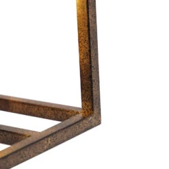 QAZQA IndustriÃ«le Wandlamp Roestbruin - Cage -Leen Bakker 1000044216 0103