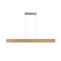 Lucide SYTZE Hanglamp - Licht Hout -Leen Bakker 1000044548 0102
