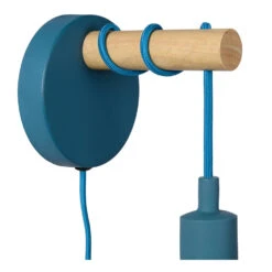 Lucide POLA Wandlamp - Blauw -Leen Bakker 1000044677 0103