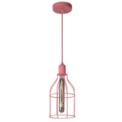 Lucide POLA Hanglamp - Roze