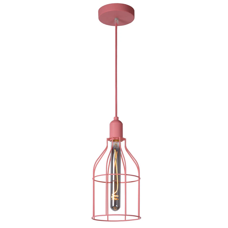 Lucide POLA Hanglamp - Roze 1 Lucide POLA Hanglamp - Roze