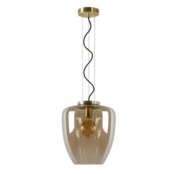 Lucide FLORIEN Hanglamp - Amber 6 Lucide FLORIEN Hanglamp - Amber -Leen Bakker 1000044720 0102