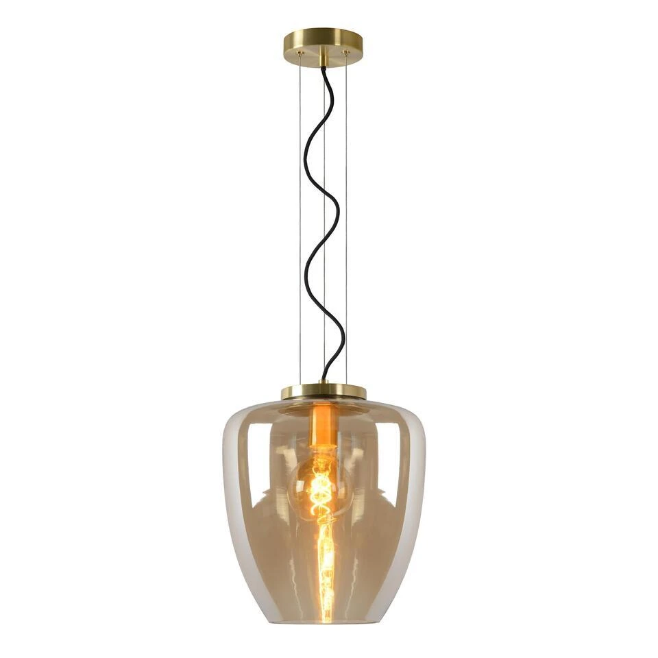 Lucide FLORIEN Hanglamp - Amber 1 Lucide FLORIEN Hanglamp - Amber