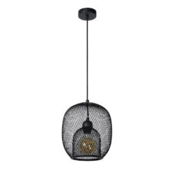 Lucide JERREL Hanglamp - Zwart -Leen Bakker 1000044743 0102
