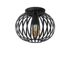 Lucide MANUELA Tafellamp - Zwart -Leen Bakker 1000044792 0102