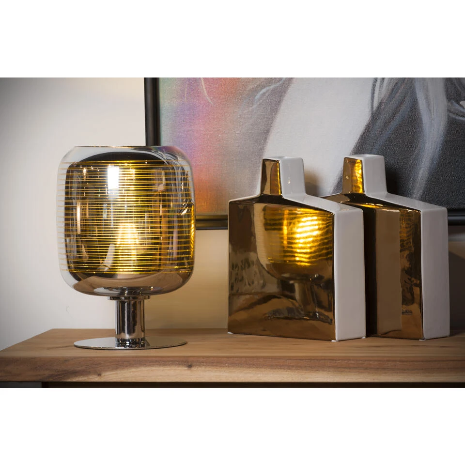 Lucide ERYN Tafellamp - Chroom 2 Lucide ERYN Tafellamp - Chroom - Afbeelding 2