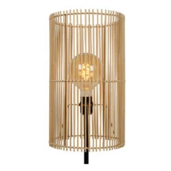 Lucide JANTINE Vloerlamp - Licht Hout -Leen Bakker 1000044896 0103