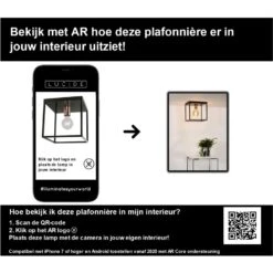 Lucide ARTHUR Plafonnière - Zwart 7 Lucide ARTHUR Plafonnière - Zwart -Leen Bakker 1000044944 0115