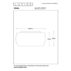 Lucide PEARL Plafonnière - Chroom -Leen Bakker 1000044955 0103