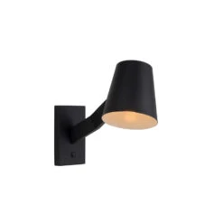 Lucide MIZUKO Wandlamp - Zwart -Leen Bakker 1000045122 0103