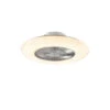 QAZQA Plafondventilator Zilver Incl. LED Met Ster Effect Dimbaar - Clima