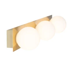 QAZQA Moderne Wandlamp Goud 48 Cm IP44 3-lichts - Cederic -Leen Bakker 1000045875 0103