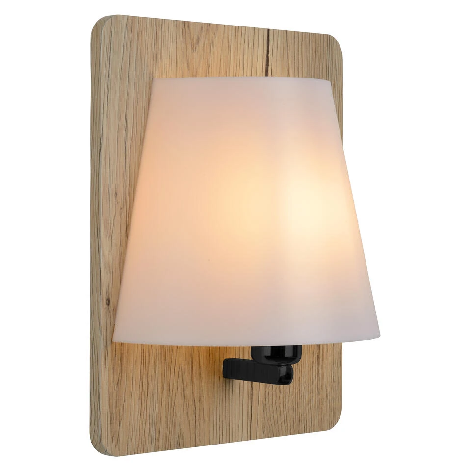 Lucide IDAHO Wandlamp - Licht Hout 4 Lucide IDAHO Wandlamp - Licht Hout - Afbeelding 4