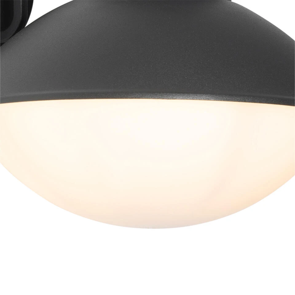 QAZQA Moderne Buiten Wandlamp Zwart IP44 - Marcel 3 QAZQA Moderne Buiten Wandlamp Zwart IP44 - Marcel - Afbeelding 3