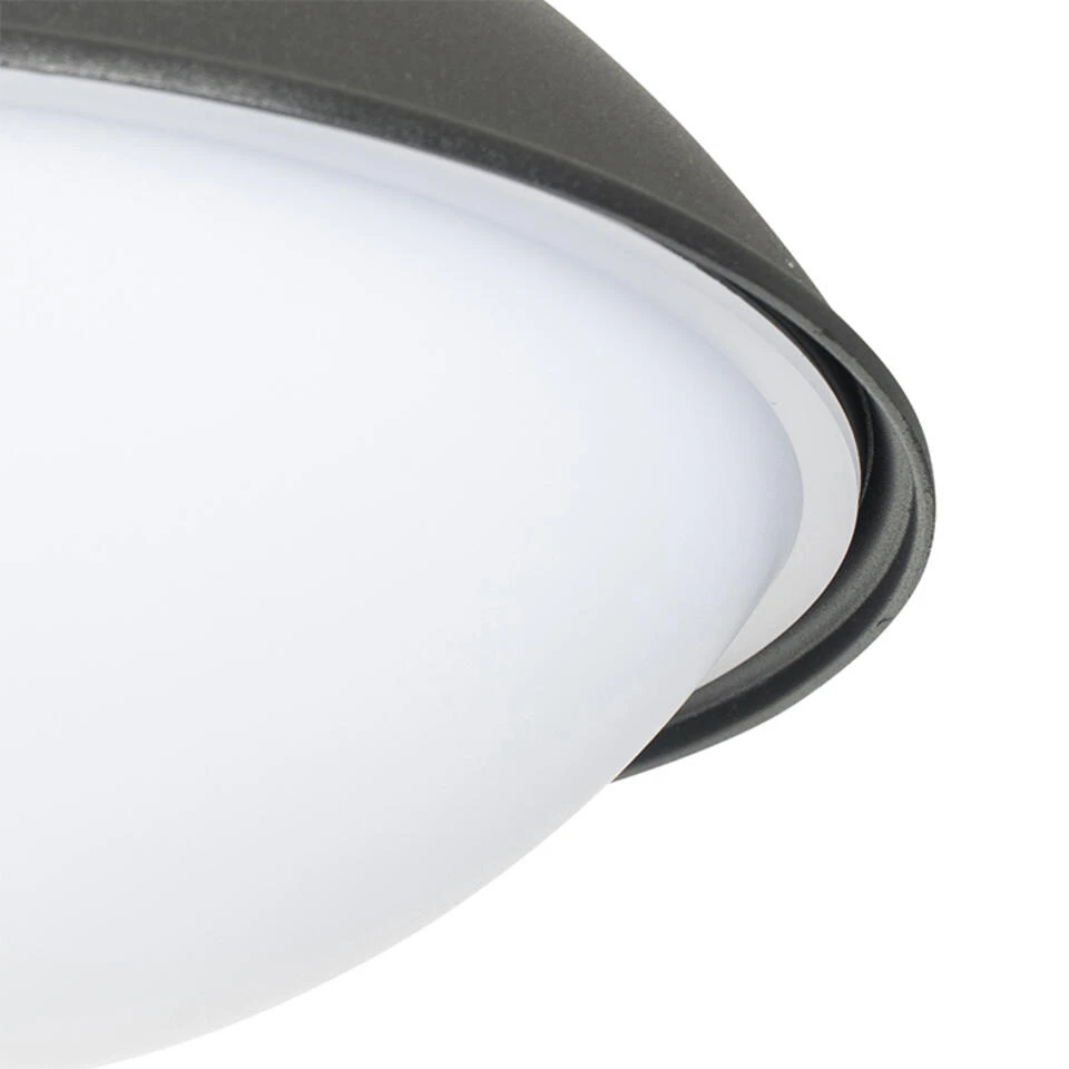 QAZQA Moderne Buiten Wandlamp Zwart IP44 - Marcel 4 QAZQA Moderne Buiten Wandlamp Zwart IP44 - Marcel - Afbeelding 4