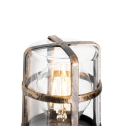 QAZQA Vintage Buiten Wandlamp Antiek Goud IP54 - Kiki -Leen Bakker 1000045886 0103