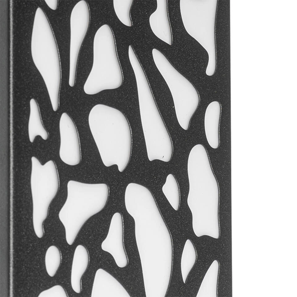 QAZQA Moderne Buiten Wandlamp Zwart IP44 - Nicole 2 QAZQA Moderne Buiten Wandlamp Zwart IP44 - Nicole - Afbeelding 2