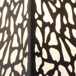 QAZQA Moderne Buiten Wandlamp Zwart IP44 - Nicole 6 QAZQA Moderne Buiten Wandlamp Zwart IP44 - Nicole -Leen Bakker 1000045887 0102