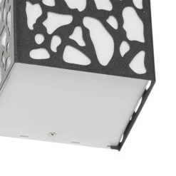 QAZQA Moderne Buiten Wandlamp Zwart IP44 - Nicole 7 QAZQA Moderne Buiten Wandlamp Zwart IP44 - Nicole -Leen Bakker 1000045887 0103