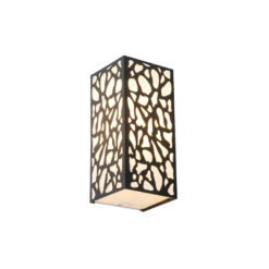 QAZQA Moderne Buiten Wandlamp Zwart IP44 - Nicole