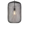 QAZQA Moderne Zwarte Hanglamp - Bliss Mesh