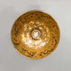 QAZQA IndustriÃ«le Plafondlamp Zwart Met Goud 30 Cm - Magna Basic -Leen Bakker 1000046736 0103