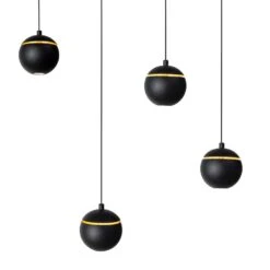 Highlight Hanglamp Singapore - 6 Lichts - 116 X150 Cm - Zwart -Leen Bakker 1000047459 0102