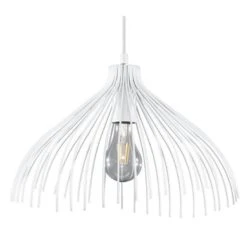 Sollux Hanglamp Umb - 1 Lichts - 40 X130 Cm - Wit