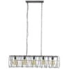 Hanglamp Selin Spiraal 5-lichts Ø28 Cilinder - 30x120x169 Cm - Metaal - Zwart