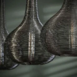 Industriële Hanglamp 3-lichts Tiso - 26x115x150 Cm - Metaal - Grijs -Leen Bakker 1000047540 0103