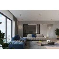 Sollux Plafondlamp Salgado - 1 Lichts - 10 X10 Cm - Grijs -Leen Bakker 1000047669 0103